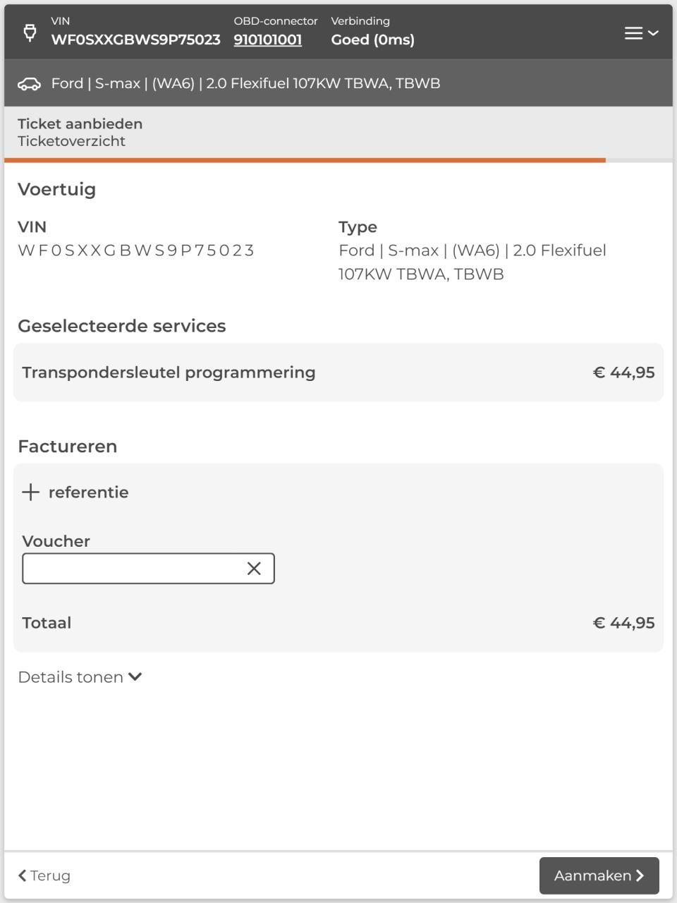 Hoe een voucher code te verzilveren? Jifeline Remote Diagnostics